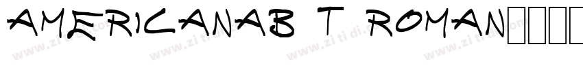 americanaB T Roman字体转换